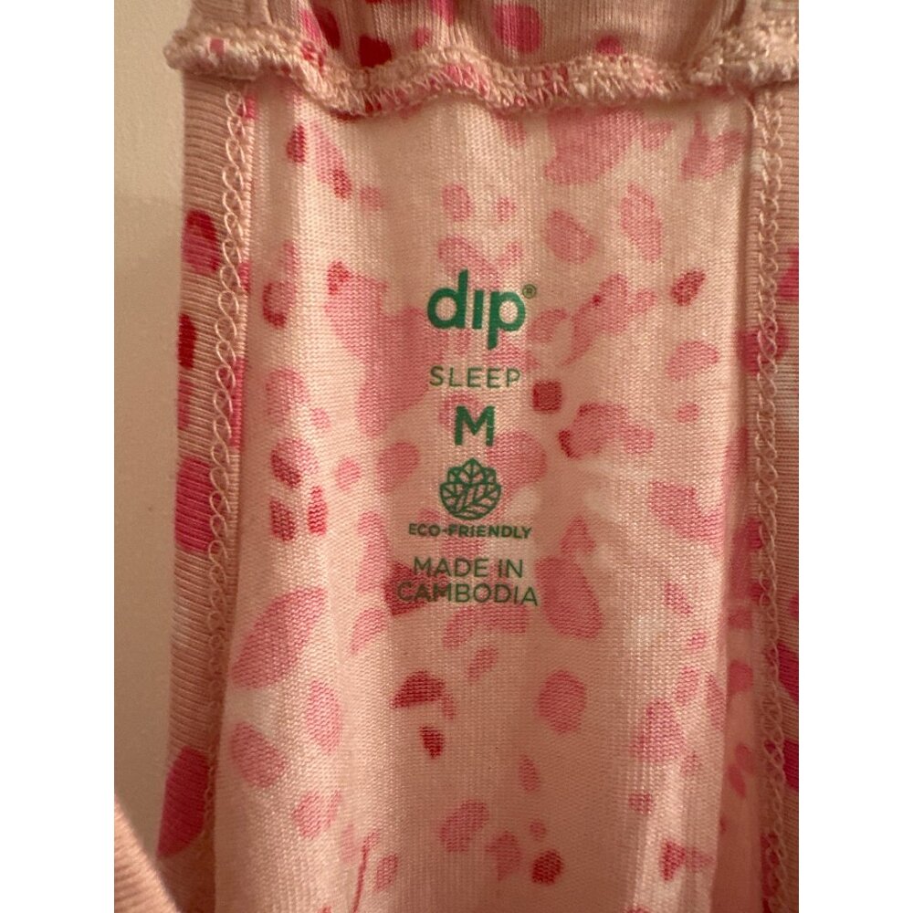 Dip Eco-Friendly Sleep Dress M Pink Floral Print Viscose/Spandex - Picture 2 of 5